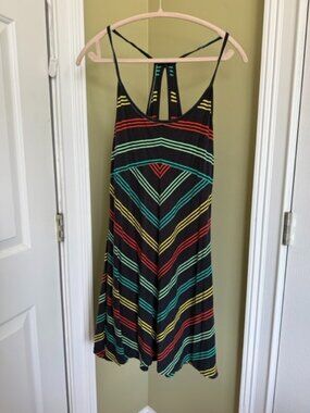 Patagonia Striped Dress with Built-In Bra - Size M